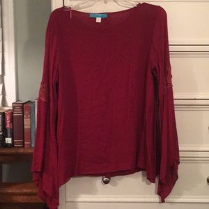 Francesca's Red fashion top